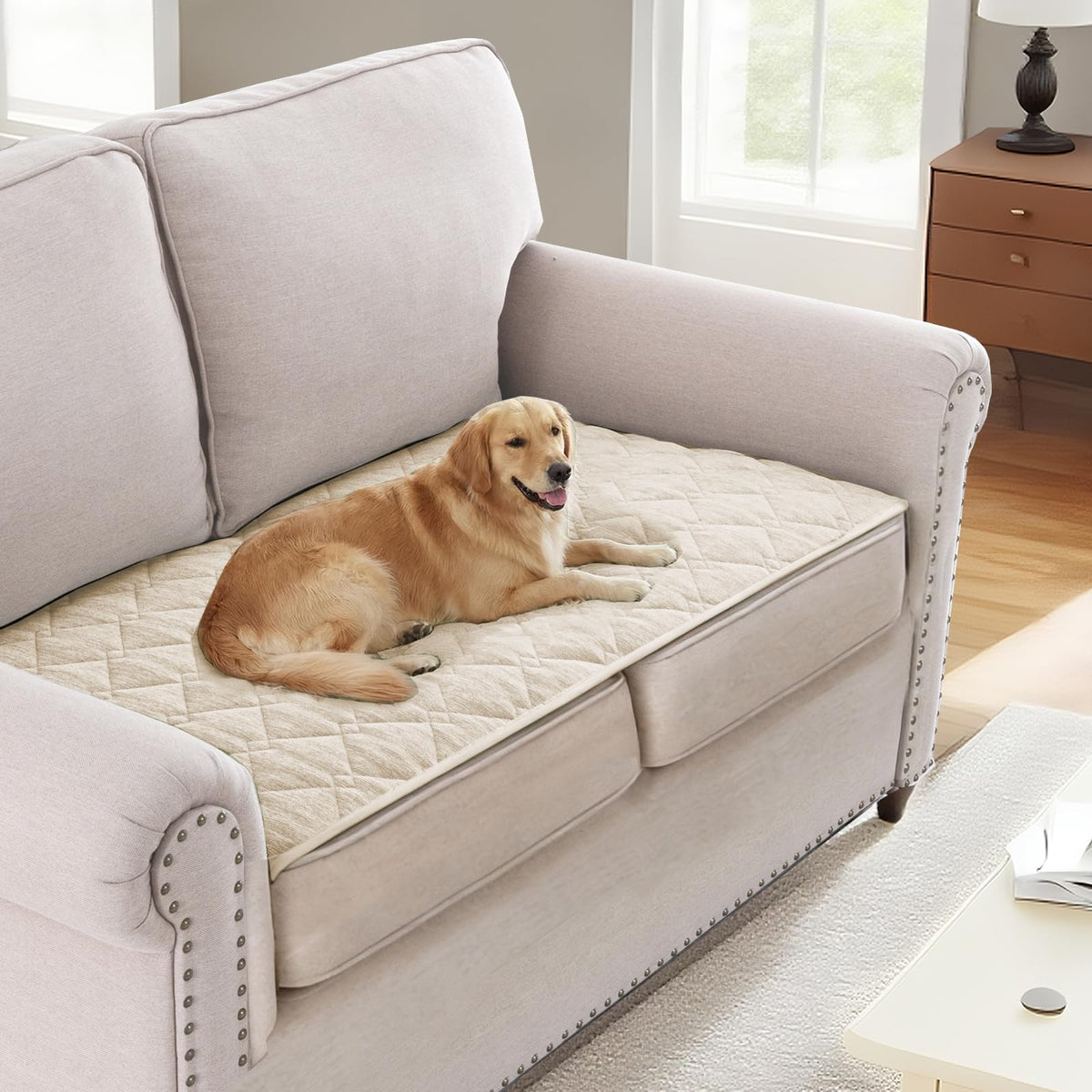 H.VERSAILTEX Couch Cover for Dogs, Non-Slip Washable Pet Sofa Protector