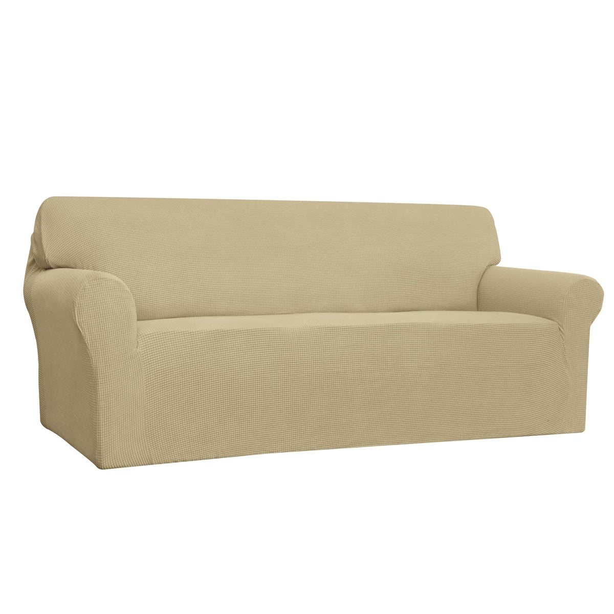 Easy-Going Stretch Couch Covers for Sofa Washable Large Chocolate