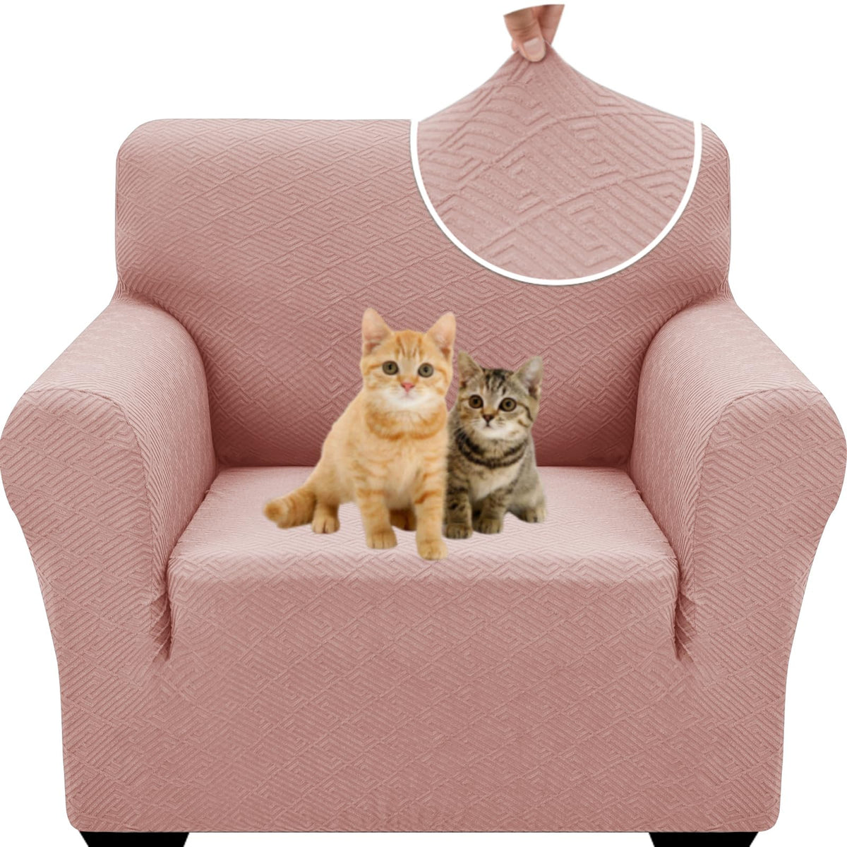 XINEAGE Stretch Jacquard Sofa Cover, Non Slip Sofa Slipcover for Dog