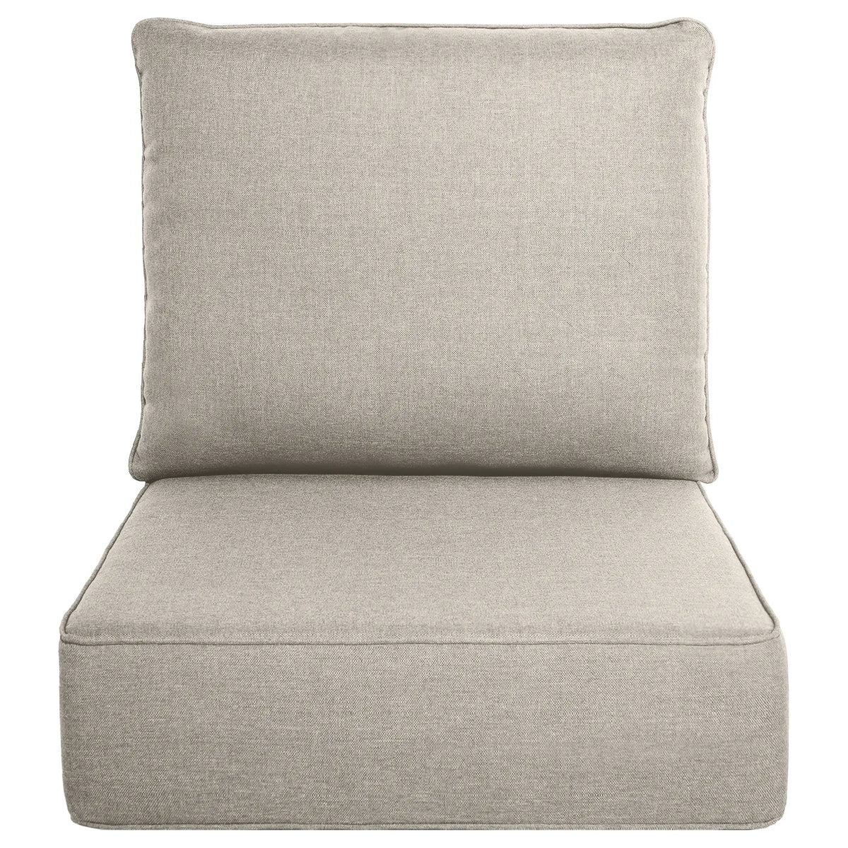 Belord Luxury 6" Thick Cushion Set - 22x24in 28D Sponge Filling, Fade-Resistant, Water-Resistant, Spill-Proof, Removable for Outdoor Chairs, Swing Lounge Cushions, Patio Set Furniture