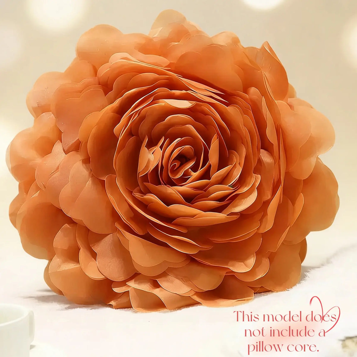 Princess Style 3D Rose Flower Pillow Cover, French Romantic Home Decor Bedroom Decorative Accessories Cushion Case, Handmade Realistic Rose Peony Sofa Bed Pillow, Gift for Holidays Birthdays