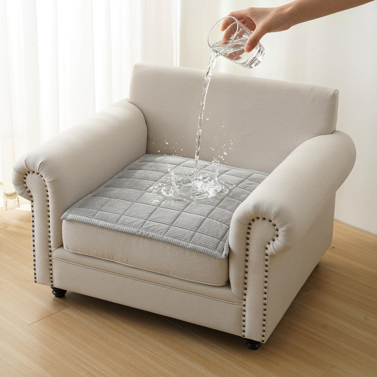 Waterproof Couch Covers for Sofa, Non Slip Dog Couch Cover Washable