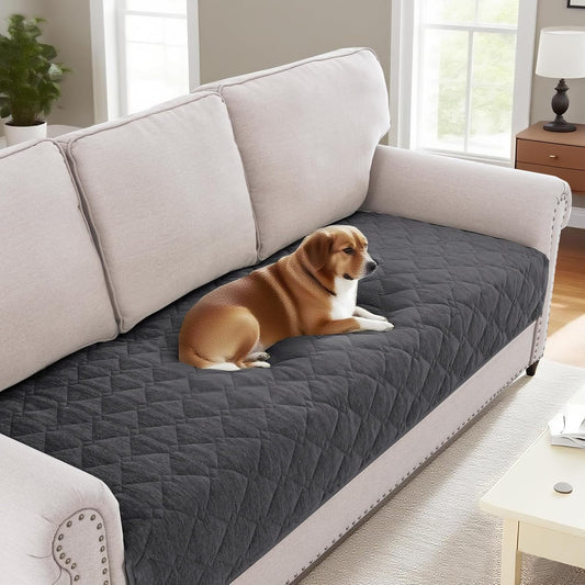 H.VERSAILTEX Couch Cover for Dogs, Non-Slip Washable Pet Sofa Protector