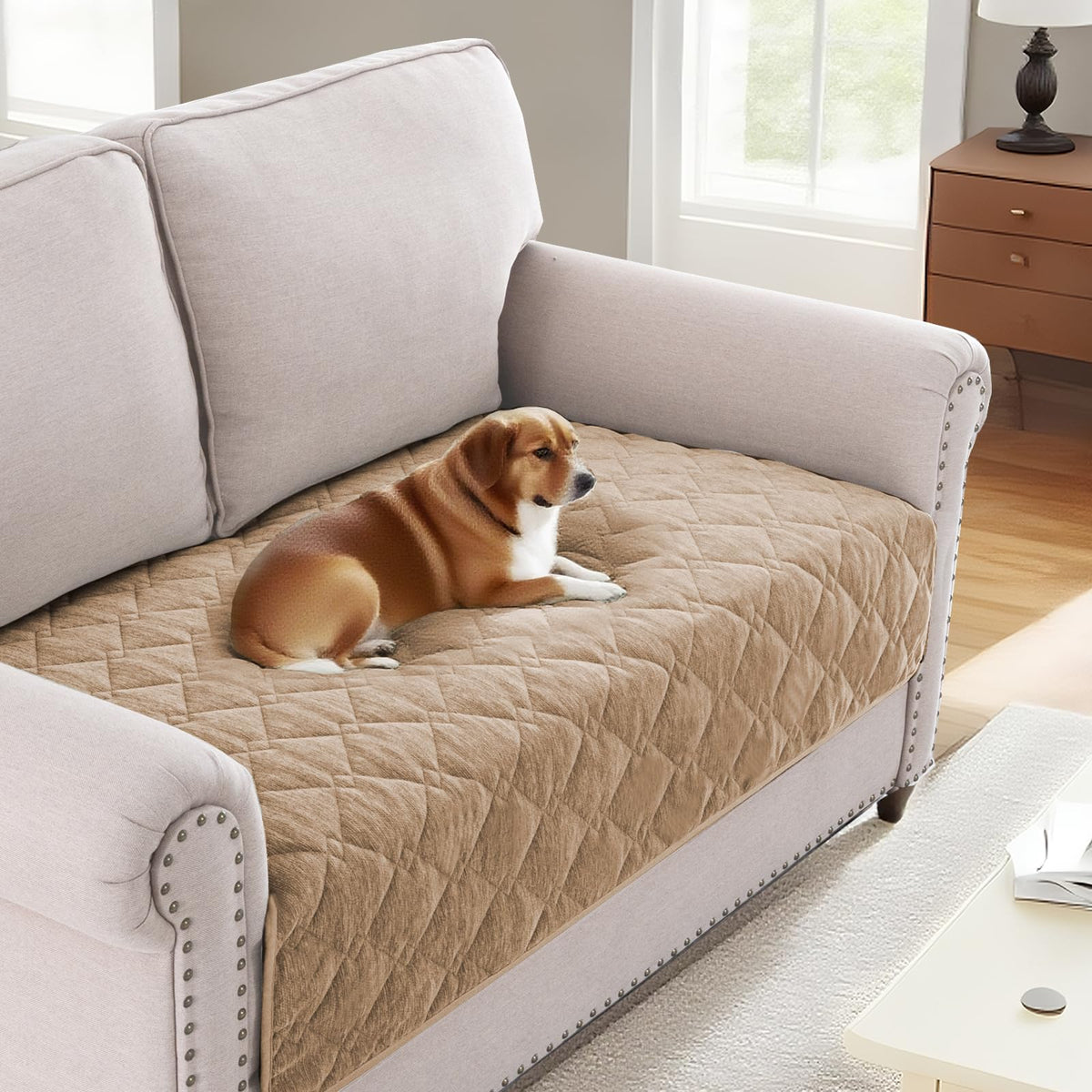 H.VERSAILTEX Couch Cover for Dogs, Non-Slip Washable Pet Sofa Protector