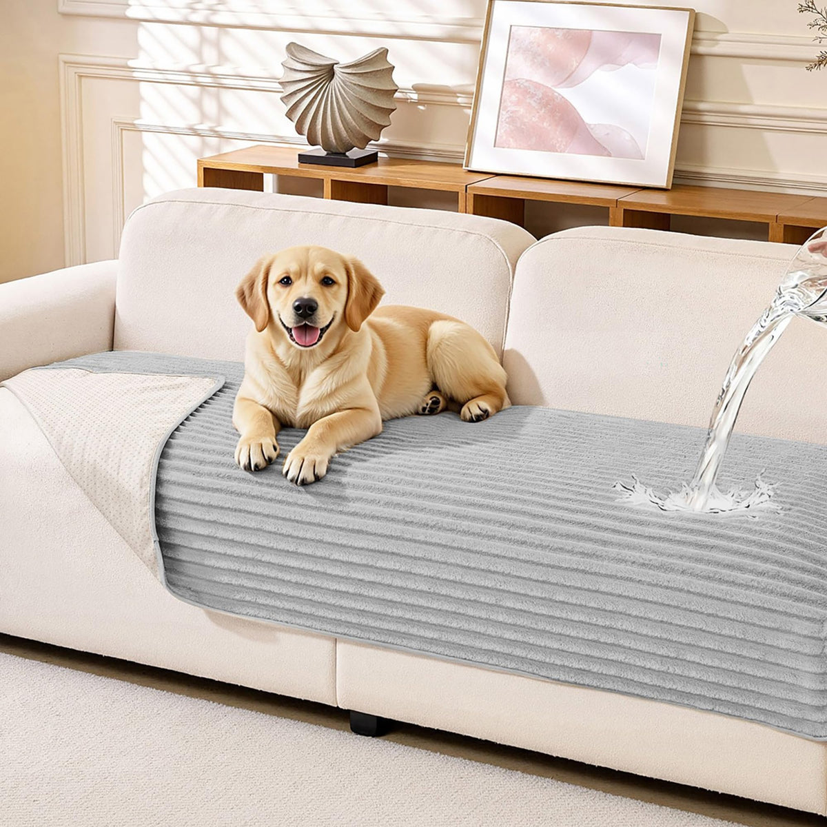 MEETSKY Waterproof Couch Cover for Sofa, Non Slip Washable Sofa Protector