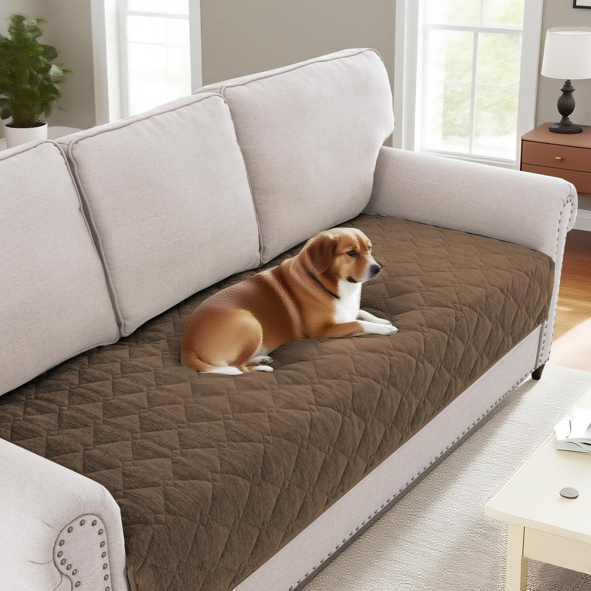 H.VERSAILTEX Couch Cover for Dogs, Non-Slip Washable Pet Sofa Protector