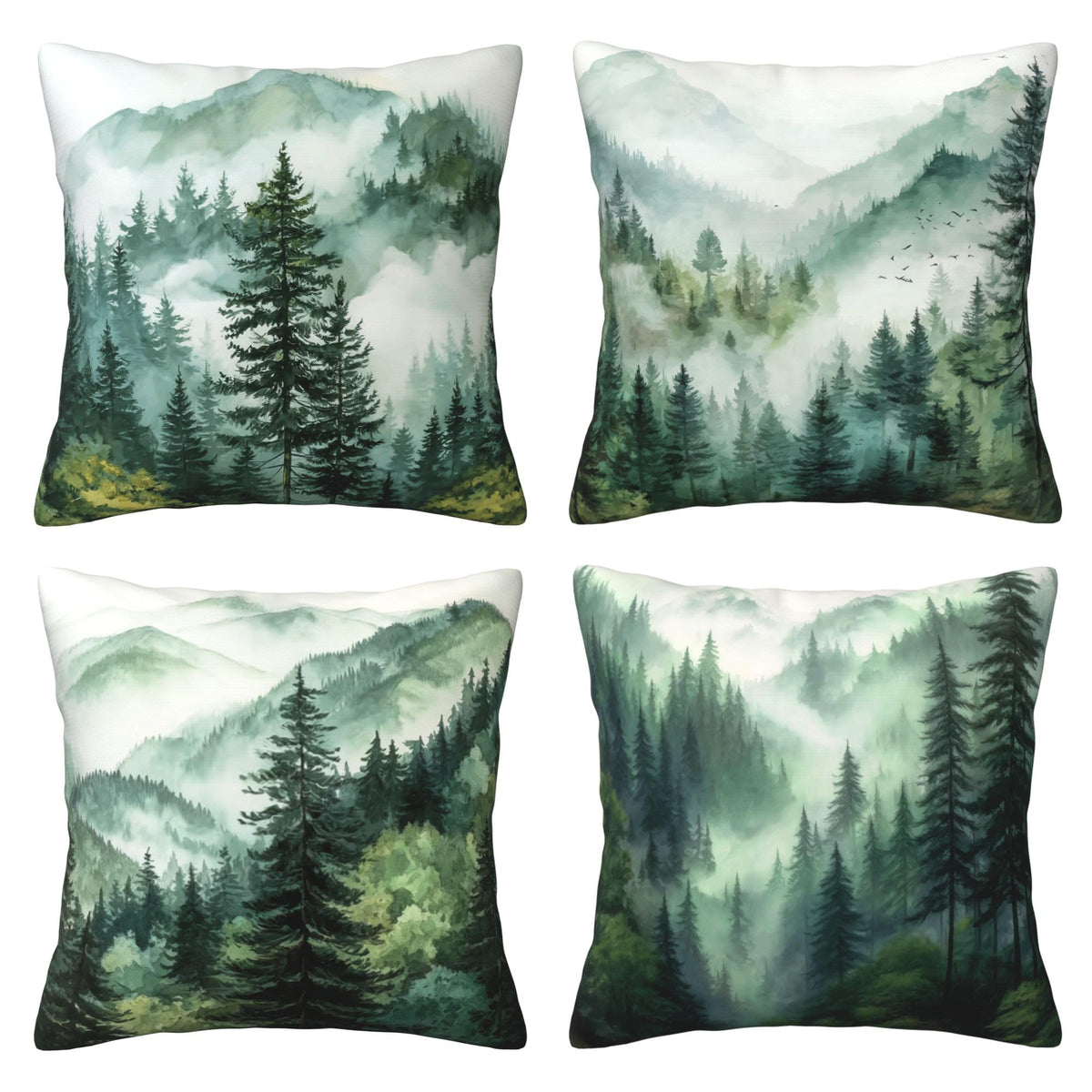 bassyil Abstract Geometry Throw Pillow Covers 18x18 Inch Set of 4 Western Decorative Cushion Cases for Couch Bedroom Living Room Sofa Patio
