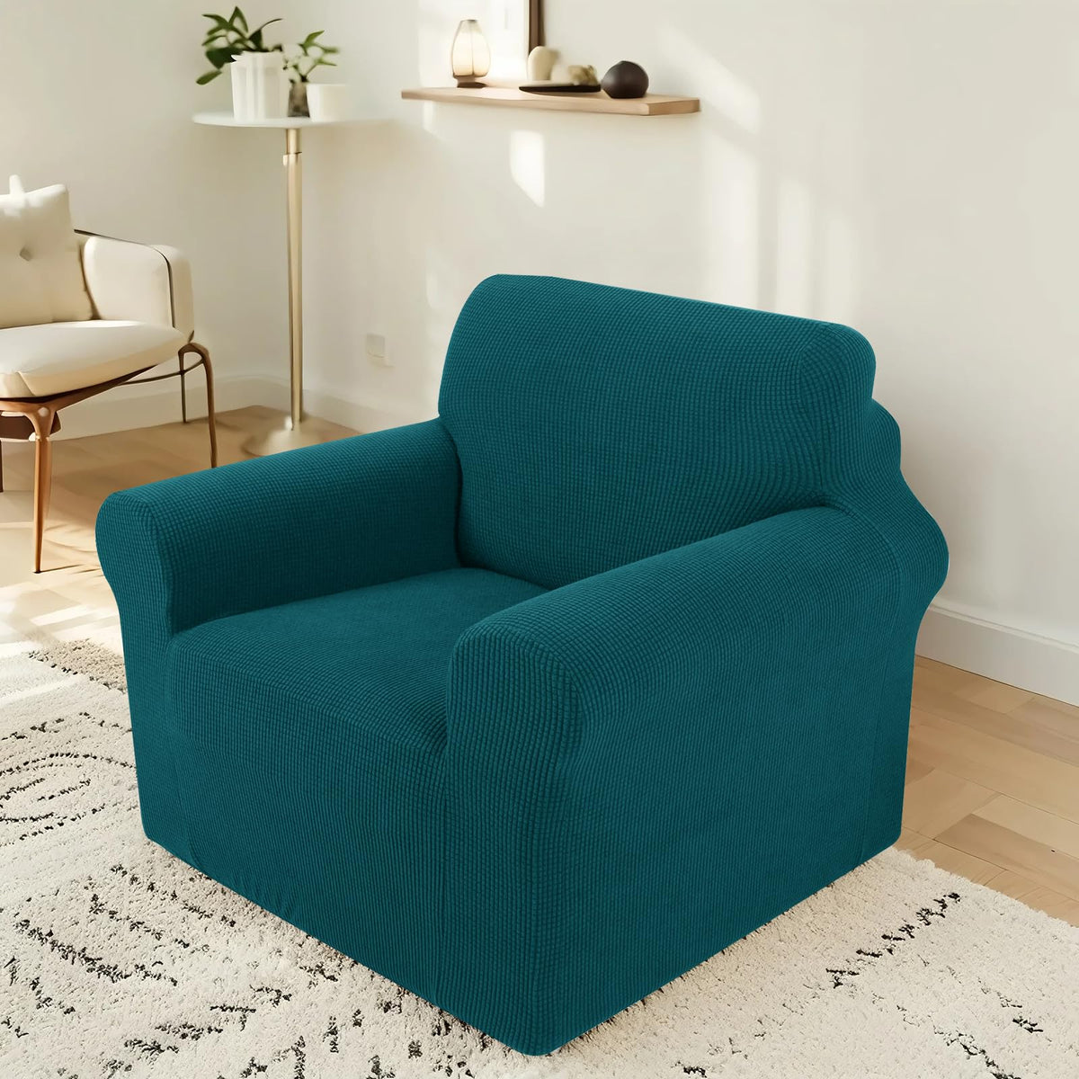 Stretch Couch Covers for Sofa Washable, Large, Chocolate