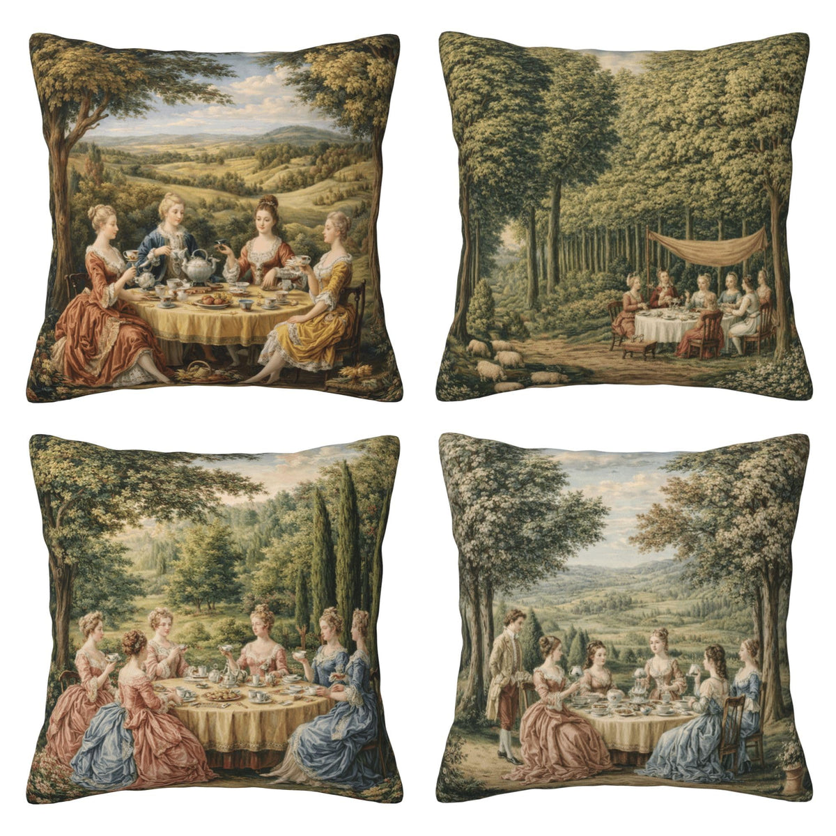 bassyil Abstract Geometry Throw Pillow Covers 18x18 Inch Set of 4 Western Decorative Cushion Cases for Couch Bedroom Living Room Sofa Patio