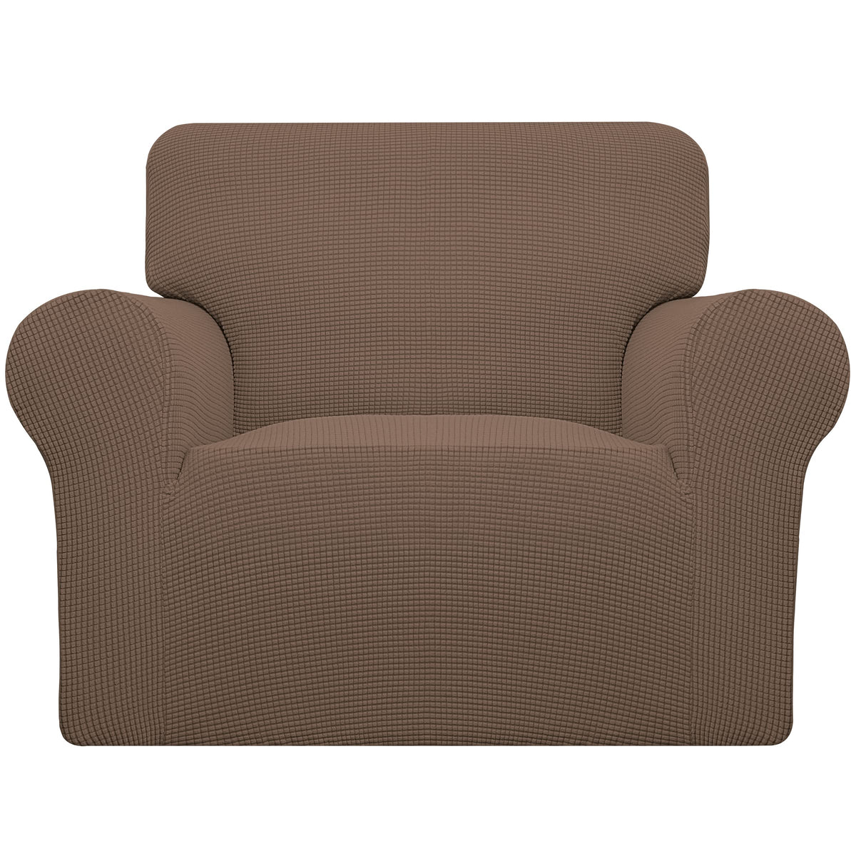 Easy-Going Stretch Couch Covers for Sofa Washable Large Chocolate