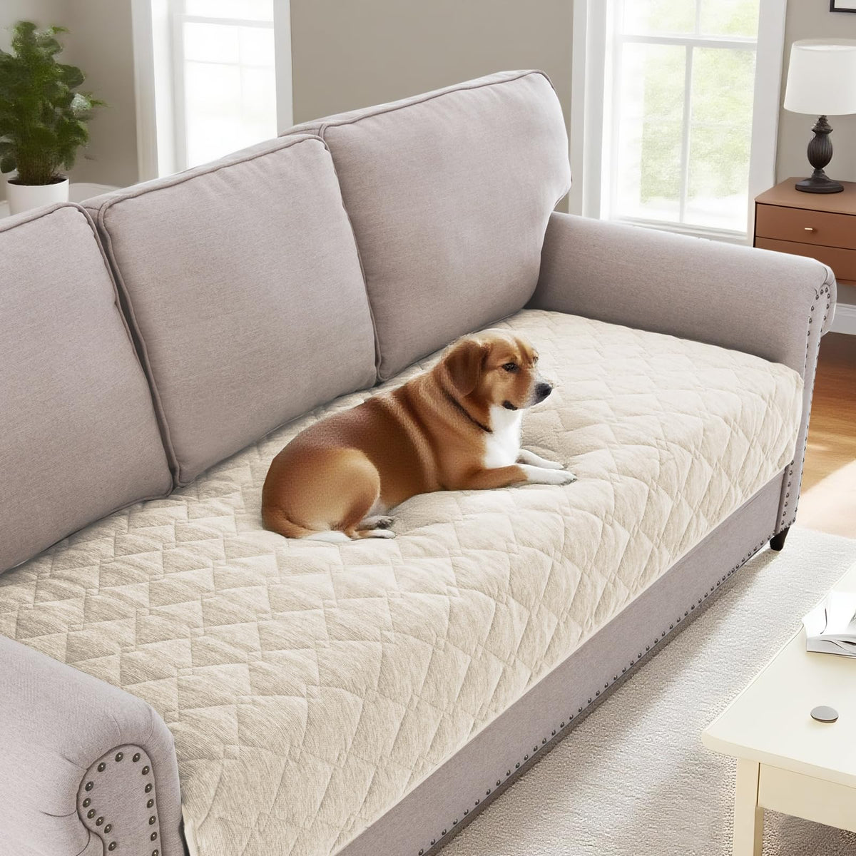 H.VERSAILTEX Couch Cover for Dogs, Non-Slip Washable Pet Sofa Protector