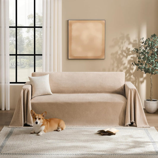 Couch Cover for Dogs Chenille Couch Cover Blanket Sectional Couch Covers