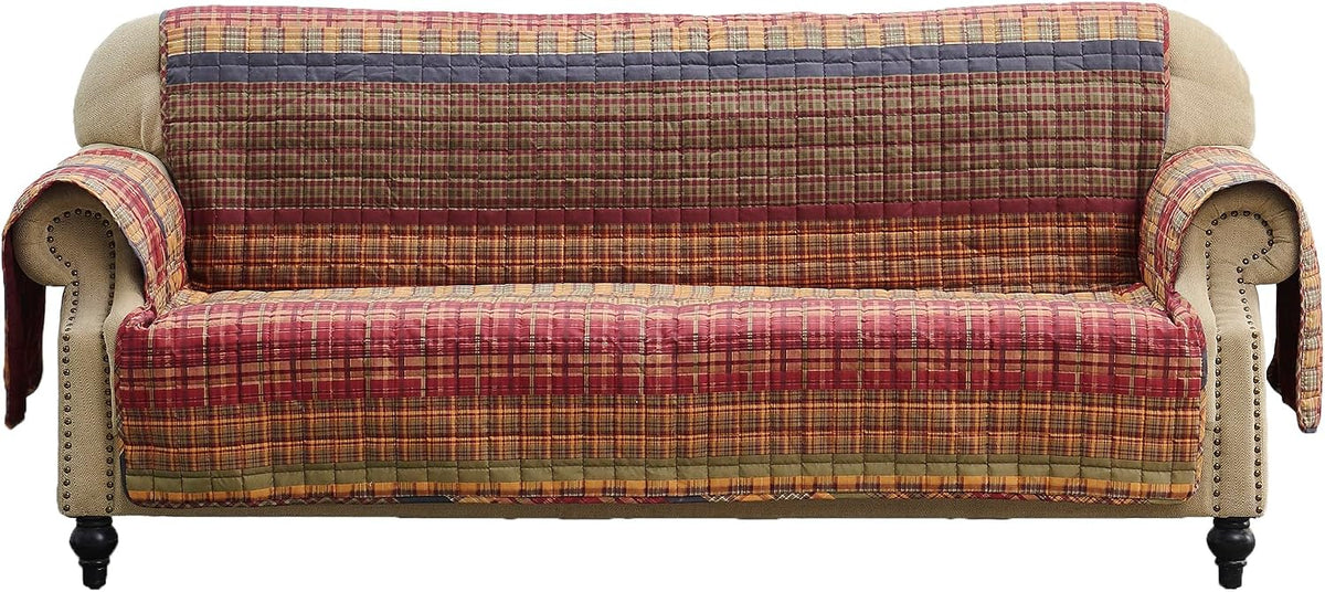 Greenland Home Fashions Gold Rush Reversible Slipcover - Furniture Protector - Sofa