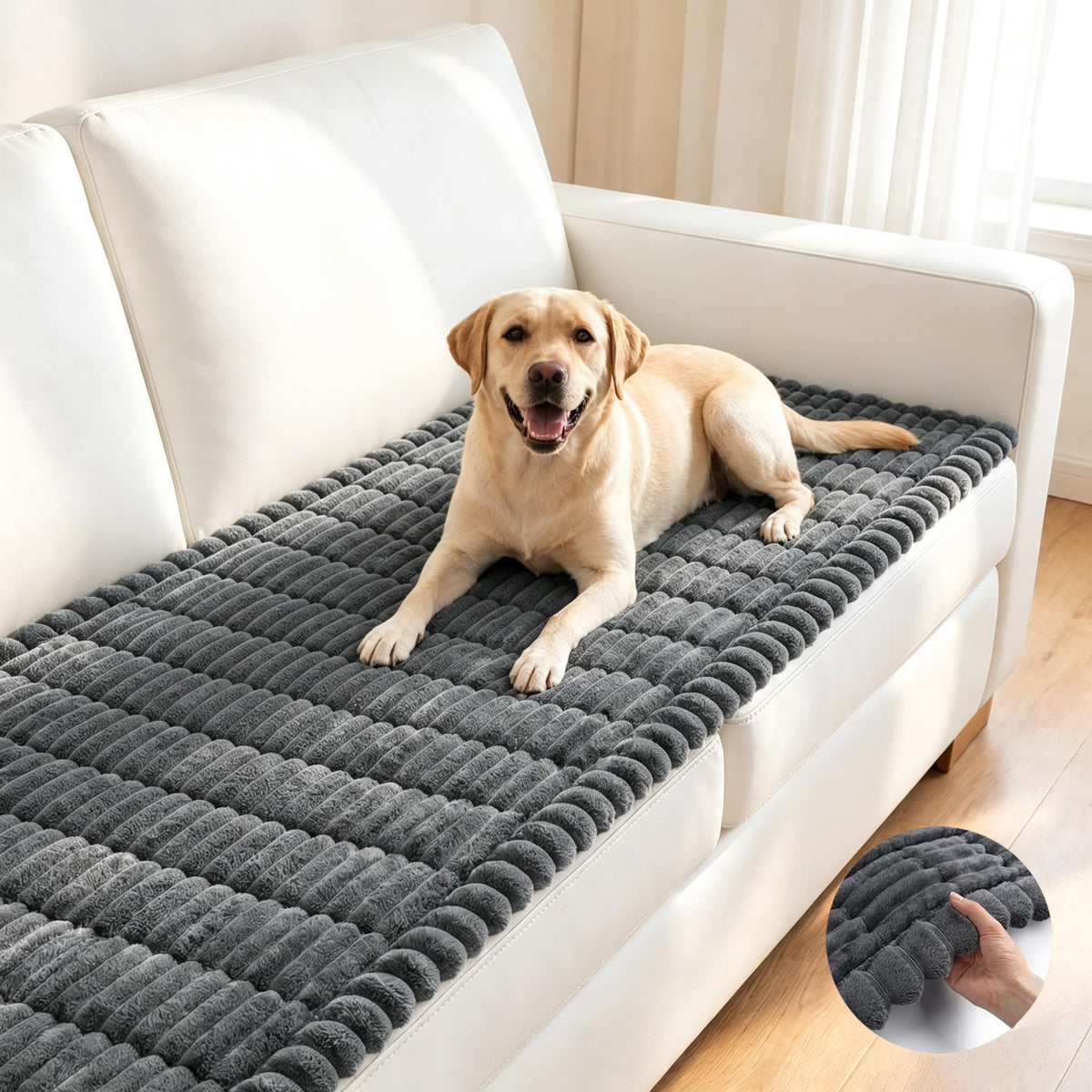 Songrey Non-Slip Dog Couch Covers for Sofa 27.6" x 59"
