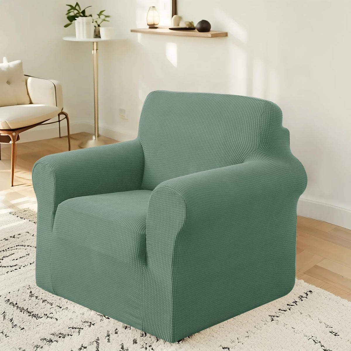 Stretch Couch Covers for Sofa Washable, Large, Chocolate