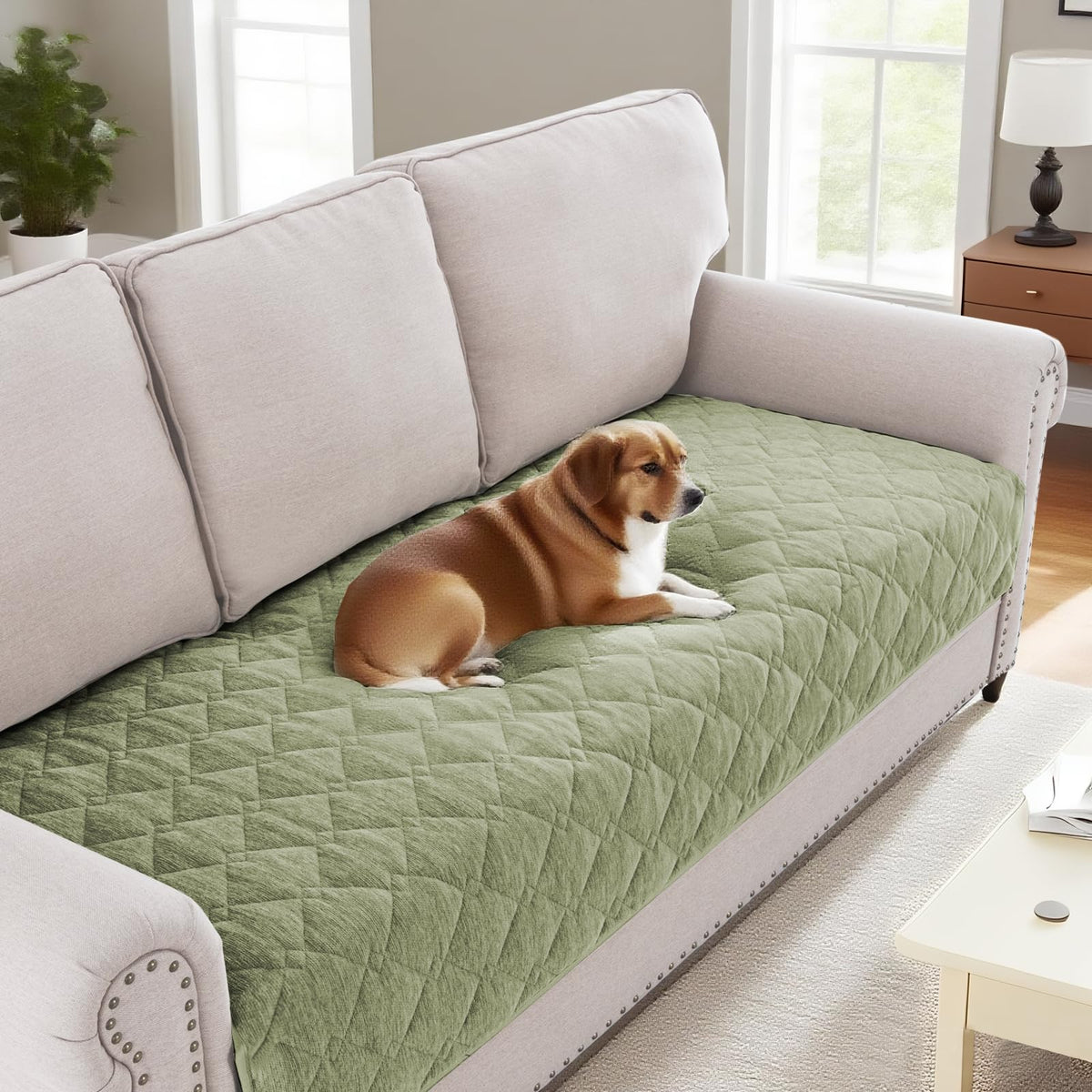 H.VERSAILTEX Couch Cover for Dogs, Non-Slip Washable Pet Sofa Protector