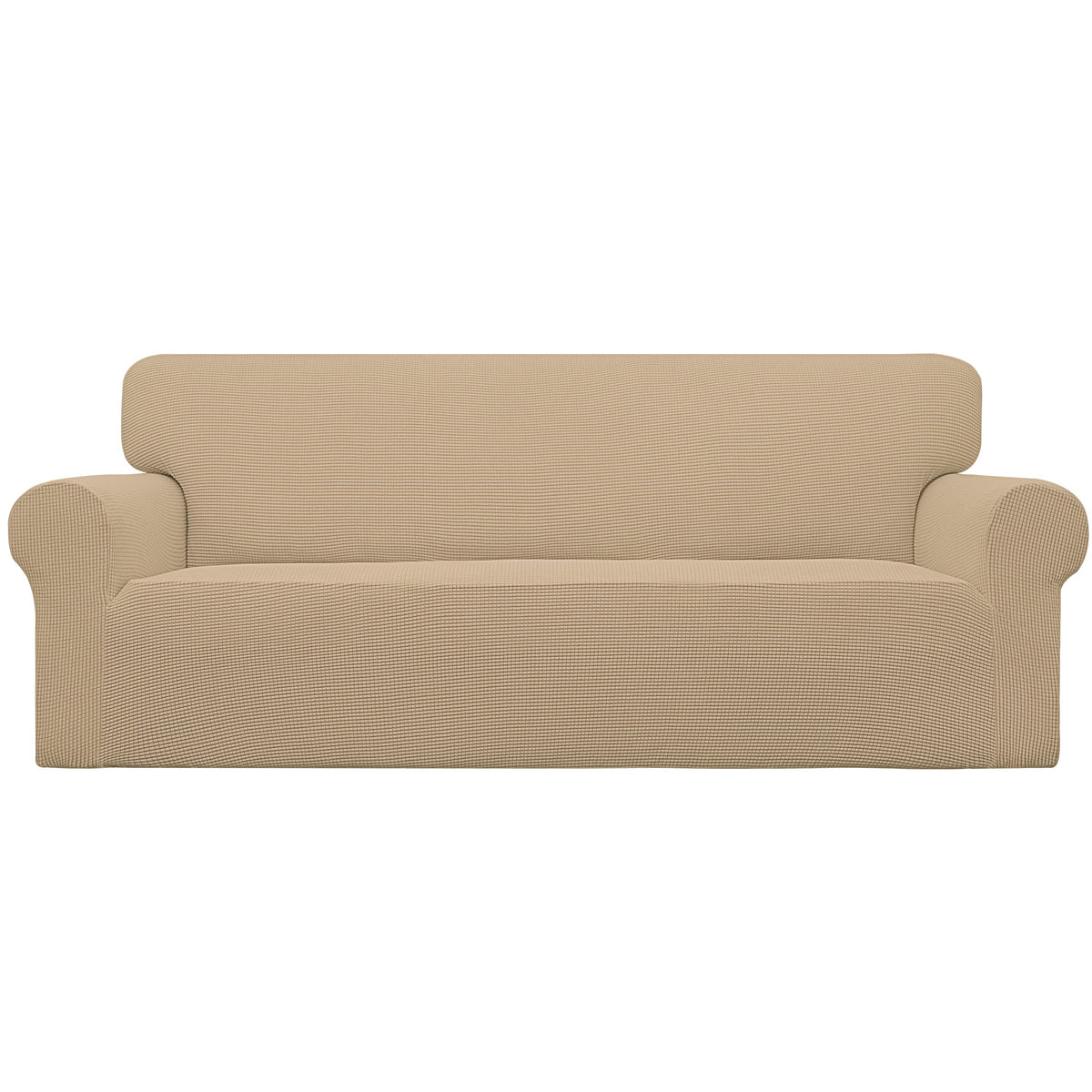 Easy-Going Stretch Loveseat Couch Covers Washable Dark Gray