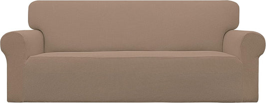 Easy-Going Stretch Couch Covers for Sofa Washable Large Camel