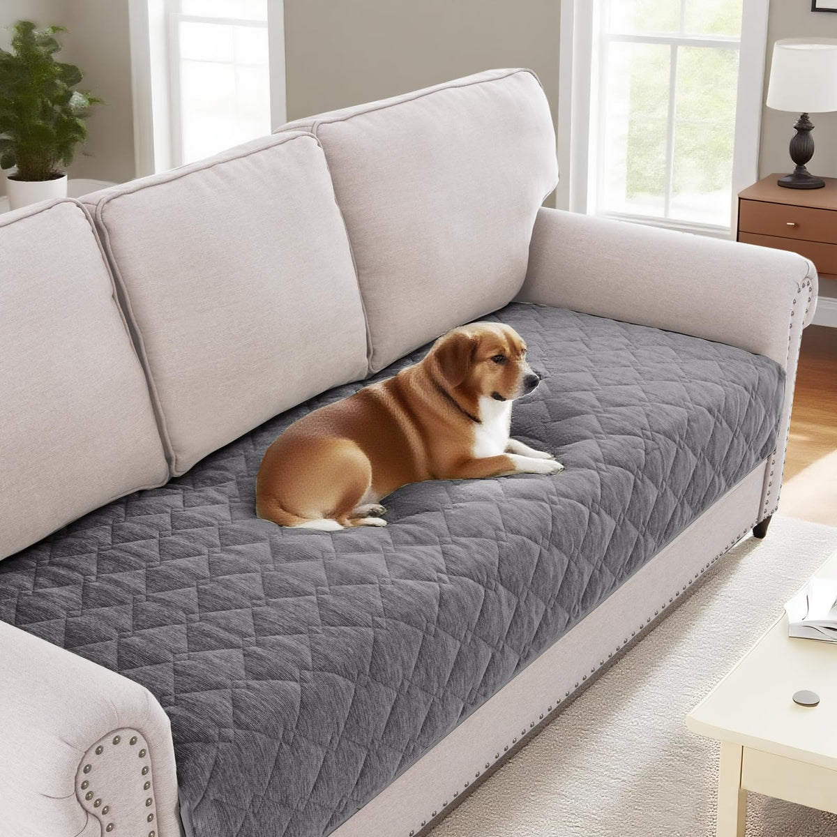 H.VERSAILTEX Couch Cover for Dogs, Non-Slip Washable Pet Sofa Protector
