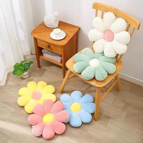 2026 Modern Daisy Flower-Shaped Decorative Cushion, Christmas Gift Throw Pillow for Home Sofa and Bedroom Decor
