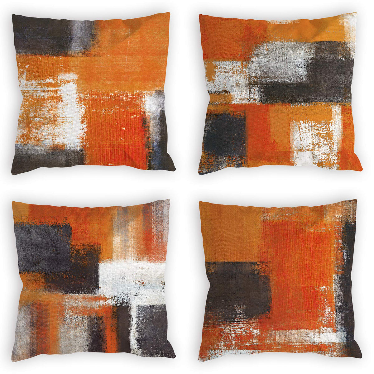 18x18 Blue Throw Pillow Covers Set of 4