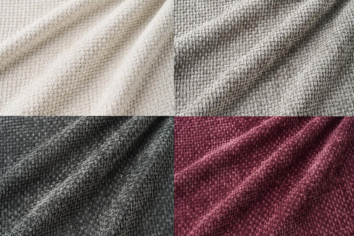 Pack of 4 Couch Throw Pillow Covers 18x18 Inch Neutral Soft Decorative Pillow Covers Farmhouse Boho Cushion Covers for Modern Farmhouse Home Decor Sofa Bedroom Living Room
