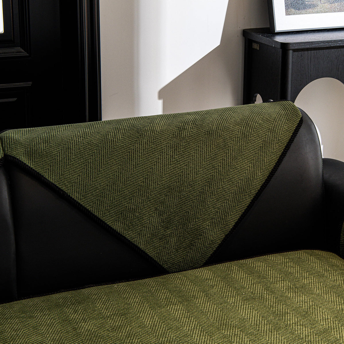 Waterproof Chenille Couch Cover, Non-Slip Sofa Cover for 3 Cushion