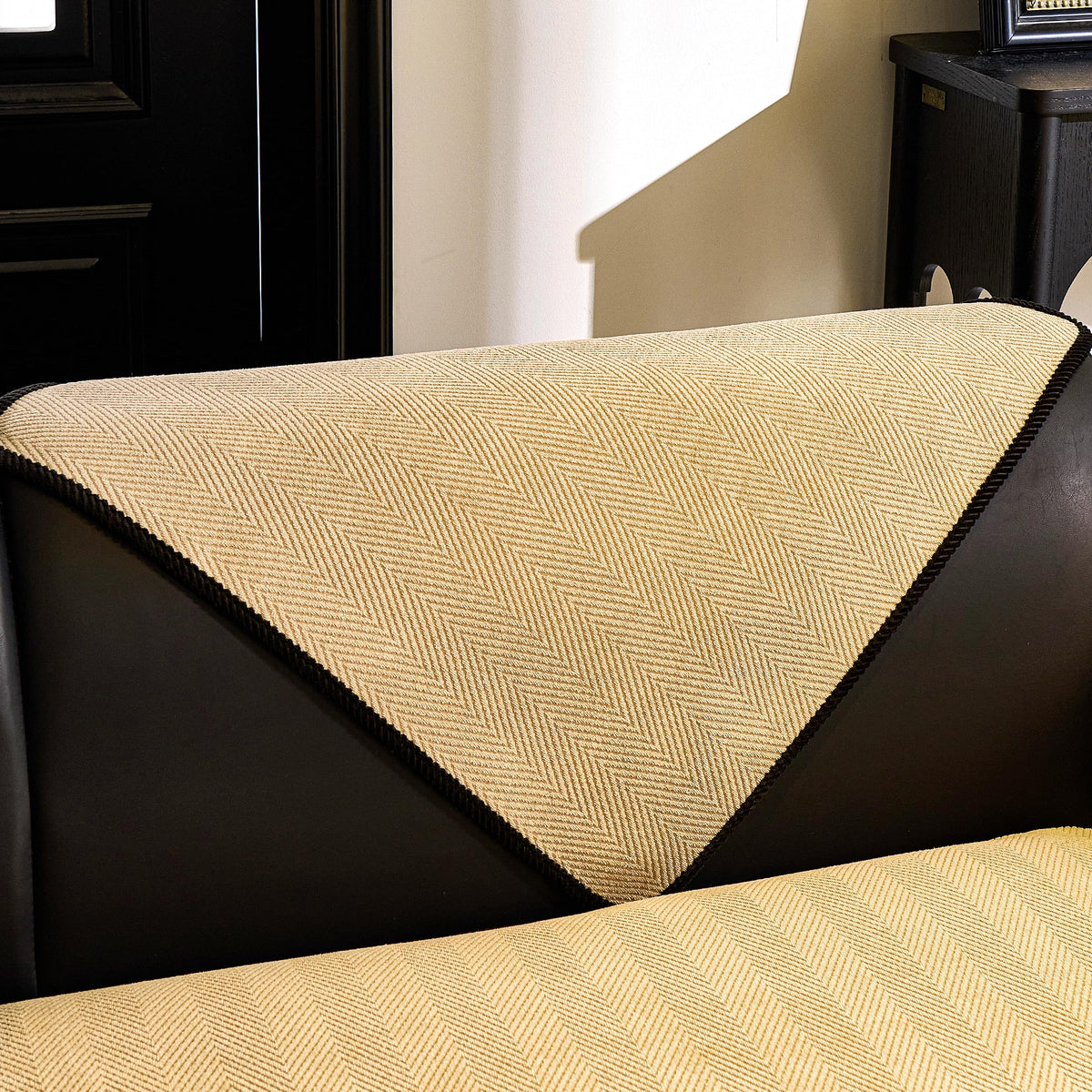 Waterproof Chenille Couch Cover, Non-Slip Sofa Cover for 3 Cushion
