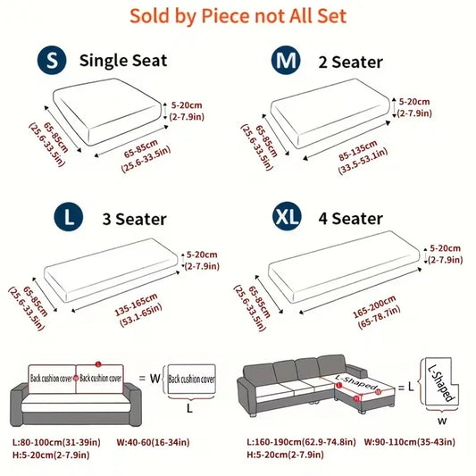 Elastic Couch Cover with Drawstring Design, Soft Removable Washable Sofa Pad, Dust-Proof Anti-Slip Split Sofa Set, Sofa Slipcover