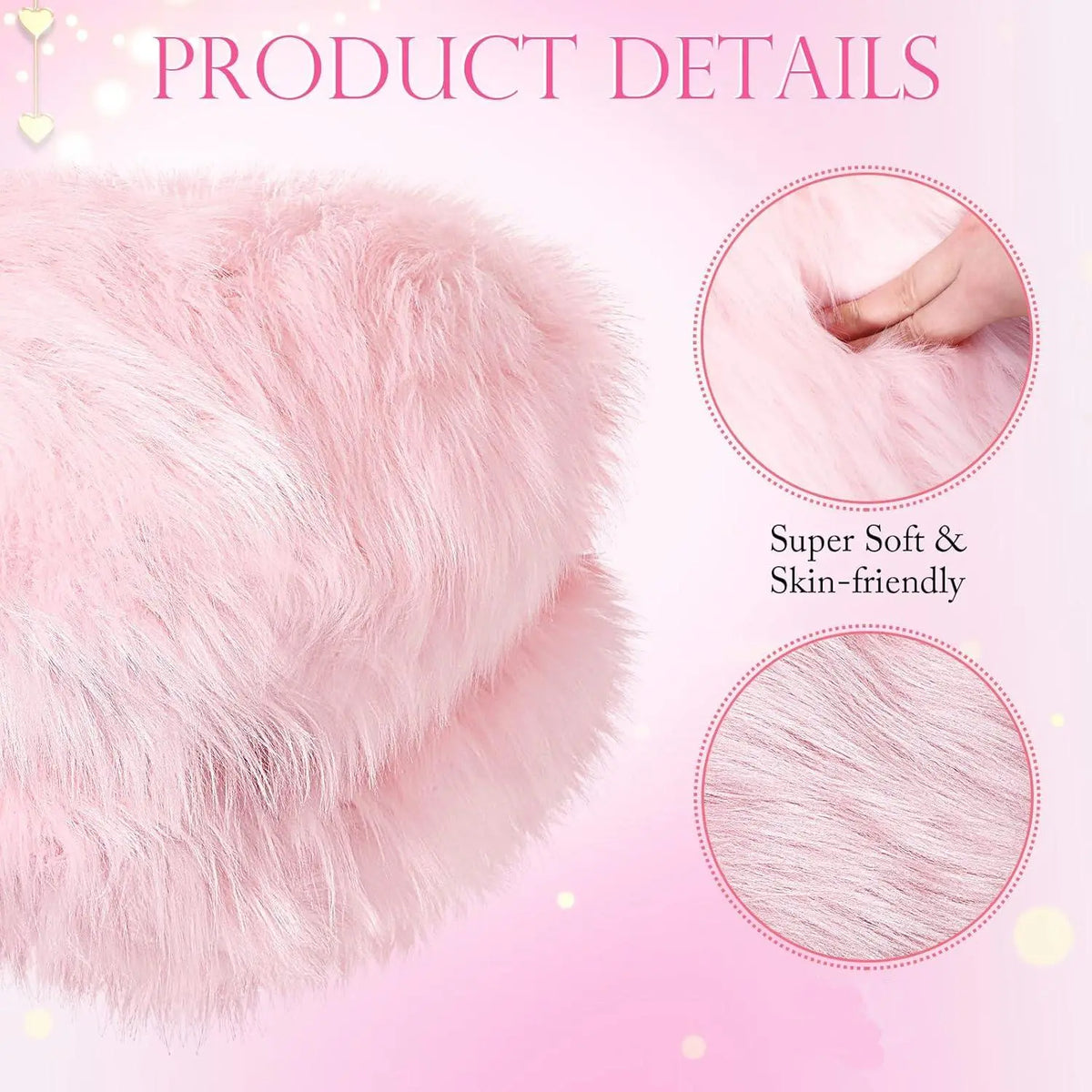Heart Pillow Cover, Cute Solid Color Wool Pillow Gift, Bedroom Sofa Waist Pad, Office Chair Long Plush Cushion, Soft Furry Cushion, Home Decorative Cushion